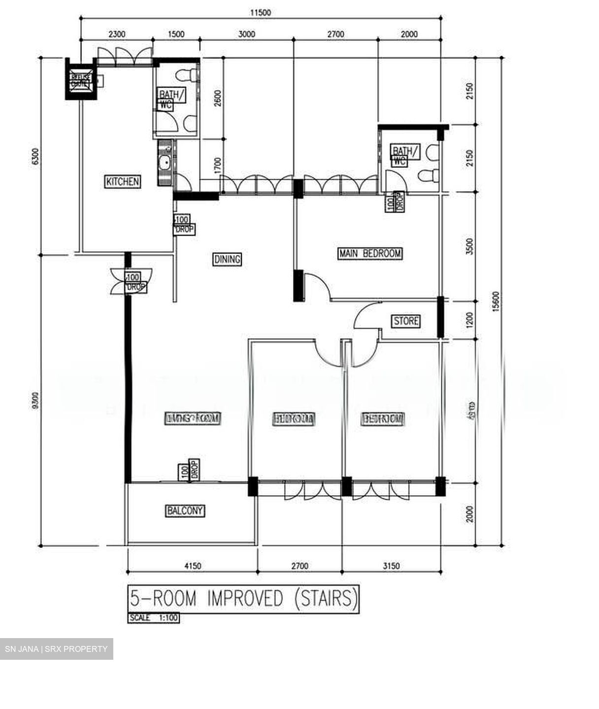 Blk 605 Eunos Rainbow (Bedok), HDB 5 Rooms #570998001